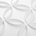 thumbnail image 4 of Art3d Interlocked Circles Design in White 19.7 in. x 19.7 in. PVC 3D Wall Panel (12-Pack), 4 of 6