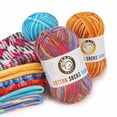 thumbnail image 4 of KCEHTA Cotton Crochet Yarn, Chunky Yarn Hand Knitting Multicolor Yarn for Knitting, Crochet, Weaving, Arts & Crafts, 4 of 4