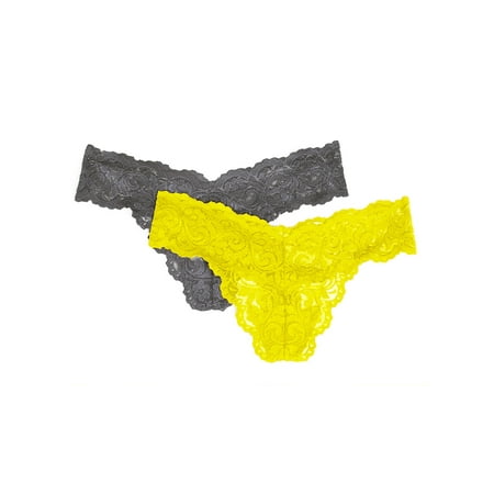 

Smart & Sexy Women s Signature Lace Thong 2-Pack Style-SA849