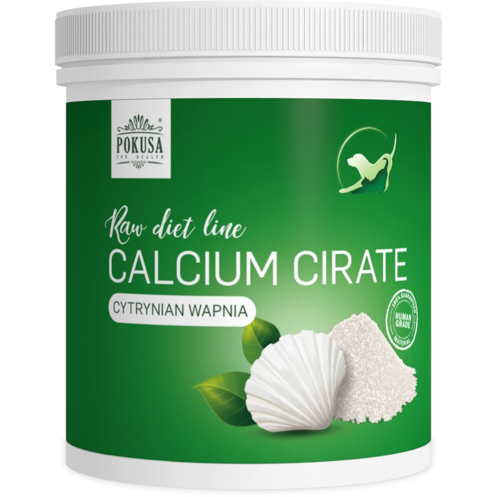 Calcium Citrate Powder Raw Diet Cat Dogs Puppies Supplement 8 oz (250