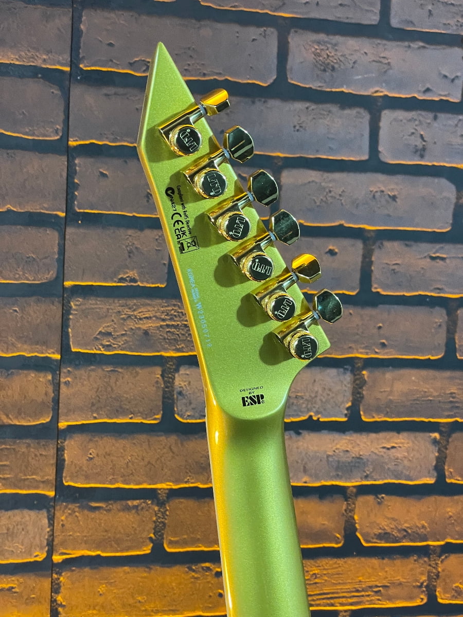 Open Box ESP LTD KH-V Kirk Hammett Signature Electric Guitar - Metallic Gold