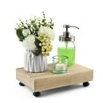 thumbnail image 5 of Bekitchen Wood Risers for Decor, Display Risers Wood Riser for Kitchen, Dish Soap Stand Tray, Rustic Brown, 5 of 5