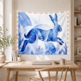 thumbnail image 5 of Hare Captured Dynamic With Leap Pose Ears Held, Mystical Fantasy for Space Lovers, Galaxy Room Decor, Mother's Day Gift, Tapestry Wall Hanging for Bedroom and Dorm, 5 of 7