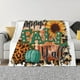 thumbnail image 1 of Fotbe Happy Fall Y'All Manta de Franela con Estampado, Manta Ultrasuave para Cama, Sofá, Auto, Hipoalergénica y Antibolitas-60"x50", 1 of 6