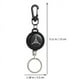 thumbnail image 3 of Llavero retráctil con cuerda de acero | Aleación y plástico de alta resiliencia | Extensión de 23,6 pulgadas | Clip de cinturón, Carbono, Seguro de cerradura | Llave de Alta Resistencia para, 3 of 6