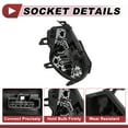 thumbnail image 4 of 1 Conector de portalámparas para luz trasera izquierda para Peugeot 508 W23 2011-2014, 4 of 7