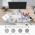 thumbnail image 5 of Gray Desk Mat for Desktop Cool Gaming Mouse Pad, Computer Mat for Keyboard and Mouse, Office Desk Mat, Waterproof Non-Slip Gaming Mouse Pad for Men Boys, 31.5"x11.8", 5 of 14