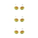 thumbnail image 5 of Sonducket Gafas de sol Pragmatic Portable Beautiful Sun Eyewear Outdoor Light-Weight for Male Female Golden,Golden Type1 NO1 Sonducket CBP347212, 5 of 6