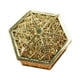 thumbnail image 5 of Caja de dulces hexagonal, cajas de dulces, bolsas con tapa, caja de joyería, frascos huecos, regalo de golosina oro, 5 of 9