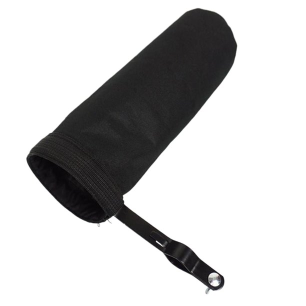 Bolsa de almacenamiento para baquetas, soporte para baquetas, Hardware de tambor, bolsa acolchada gruesa para sala de grabación, entrenamientos al air negro