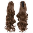 thumbnail image 4 of Sego Long Thick Claw Ponytail Hair Extension Synthetic Curly Real Hair Piece Big Wave Clip in Hair Extensions For Women, 4 of 10