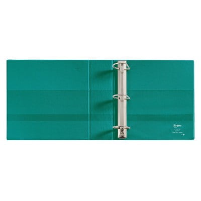 3" Rings 670 Sheet Capacity Heavy Duty View Binder - Green: Polypropylene, 4 Pockets, D Rings