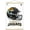 Print and Beechwood Hanger Bundle, variant on NFL JacksonVille Jaguars - Drip Helmet 20 Wall Poster with Push Pins, 14.725" x 22.375"
