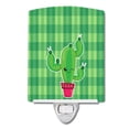 thumbnail image 1 of Carolines Treasures BB6848CNL Cactus Plaid Ceramic Night Light, 1 of 1