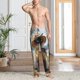 thumbnail image 2 of Balery Cat In Sun Hat Pantalones de pijama para hombre, pijama ultraligero, pantalón de descanso-X-Large, 2 of 6