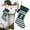 BD, variant on 20 Inches Initial Monogram Embroidered Christmas Stocking Striped Knitted Christmas Decorations Stocking Red White Green Letter Stockings For Family Holiday And Xmas Tree,Boho Wall Hanging