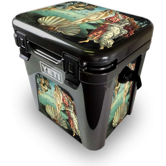 MightySkins Skin for Yeti Roadie 24 Hard Cooler - Birth of Venus | Protective, Durable, and Unique Vinyl Decal wrap