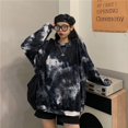 thumbnail image 2 of Top de manga larga para mujer,Camisas de manga larga para mujer, sudadera con cuello redondo, sudadera con efecto tie-dye para mujer, los mejores materiales, 2 of 7