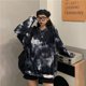 thumbnail image 2 of Top de manga larga para mujer,Camisas de manga larga para mujer, sudadera con cuello redondo, sudadera con efecto tie-dye para mujer, los mejores materiales, 2 of 7