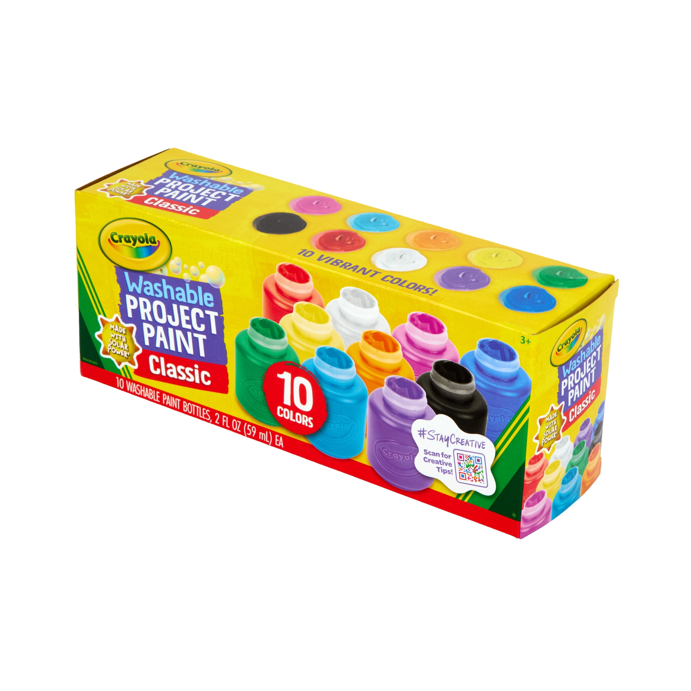 (3 pack) Crayola 2 oz Flat Tempera 1Count 1Pack