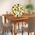 thumbnail image 5 of ZXCXRQFa Flowers sunflower Silent Non Ticking Wooden Clock 10 Inch, Round Wall Clock,Decorative for Living Room, Kitchen, Home,Bathroom, Bedroom, Office or School, 5 of 7