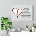 thumbnail image 2 of Scripture Walls Trust in the Lord Proverbs 3:5 Heart Cross Wall Art Christian Home Decor Unframed, 2 of 9
