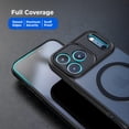 thumbnail image 2 of Encased for iPhone 17 Pro Max Magnetic Case (SlimShield) - Thin Profile Hybrid Case with Camera Lens Protection - Compatible with MagSafe (Translucent), 2 of 9