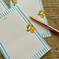 thumbnail image 2 of 1 PACK SMALL NOTEPADS, Floral Memo Pad, to Do List, 70 Sheets, 4.25x6.5, Orange Flower Notepad, Stationery Gift for Her, Office List Pad, Cute Writing Pad, 2 of 11