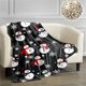 thumbnail image 1 of Christmas Flannel Conditioning Nap Blanket Snowflake Santa Claus Flannel Gift Blanket Double Sided Velvet Blanket, 1 of 6