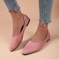 thumbnail image 6 of Aueoeo Women Round Toe Flats Comfortable Walking Shoes Dressy Slip-ons Loafers Leather Platform Loafer Shoes, 6 of 7