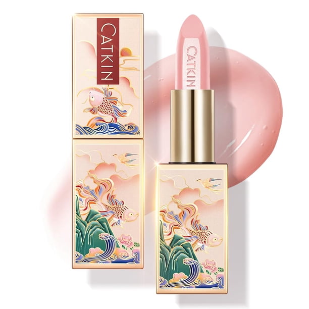 Bálsamo labial con color Catkin Lip Care con vitamina E 3.5 ml C16 CANELA