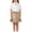 Beige, variant on Pleated Skirts for Girls Elastic Waist School Uniform Skirt Kids Loose Casual Multicolor Skirt Teens Girl Comfy Tennis Sports Short Skirt 4-16 Years