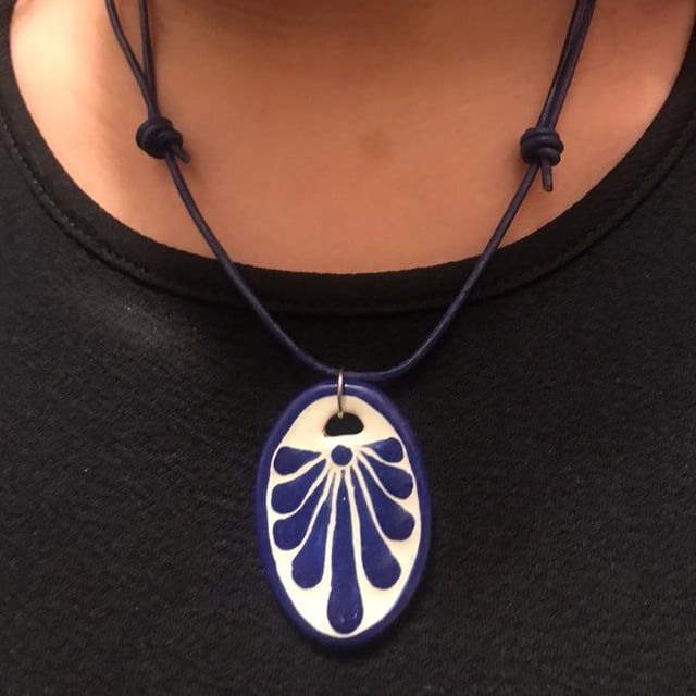 Collar con piel Alonso Luis Atala Anochecer