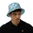 thumbnail image 5 of Vsdgher Golf Balls 1 Print Bucket Hat for Men&Women Bucket Hat Reversible Summer Double-Side-Wear Travel Gardening, Beach, Camping, Hiking, Fishing Cap, 5 of 5