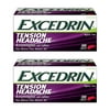 Excedrin Tension Headache Caplets, 100 ea (Pack of 2)