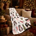 thumbnail image 3 of Winter Accessories Scene, Playful Artistic Scene, Warm Flannel Blanket for Home Library and Reading Nook, Celestial Art Lovers Christmas Gift, Artistic Home Decor, 3 of 9