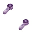 thumbnail image 3 of Kearding mini ventilador dispositivo de refrigeración enfriador de aire suministros de verano ajustable 3 velocidades equipo de camping Púrpura 2piezas, 3 of 6