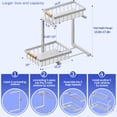 thumbnail image 2 of Organizador ajustable de 2 niveles para debajo del fregadero ADBIU 38 x 25 x 33-44 cm, 2 of 7