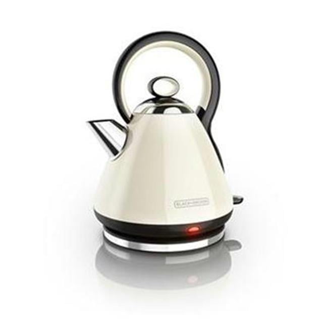 Black Decker Electric Kettle, Cream Stainless Steel