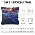 thumbnail image 6 of JRXY Galaxy Body Pillow Cover Blue Purple Outer Space Nebula Universe Star Night Starry Sky Long Case Protector with Zipper Decorative Soft Large Cases Covers for Bedding,Couch,Sofa 2pcs White, 6 of 6