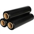 thumbnail image 3 of 18 inch x 1500 feet x 80 Gauge Thick (20 Micron) Black Cast Pallet Stretch Wrap Film [Pack of 4 Rolls, 1500' Per Roll, Total 6000'][36lbs], 3 of 7