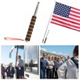 thumbnail image 2 of Musbetu Telescopic Flag Pole with Anti-Slip Grip Wear-Resistant Widely Used Telescoping Flag Pole Pointer Handheld Extendable Retractable Flagpole, 2 of 7