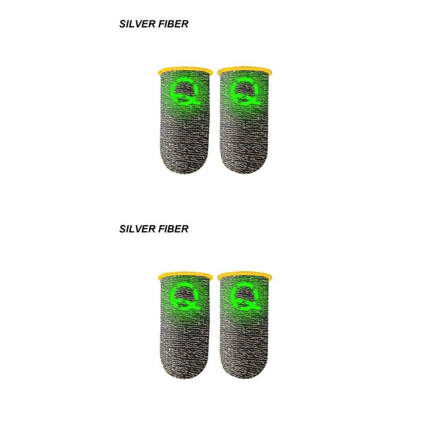 Funda para el dedo Methold 10 Uds. Fundas transpirables luminosas para pantalla táctil para juegos móviles PUBG guantes antideslizantes Type2 NO2
