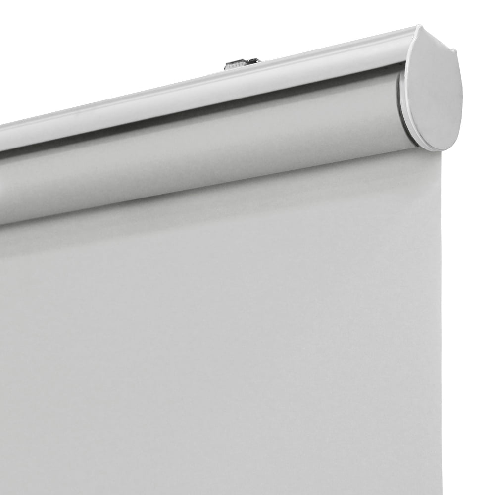 (2 pack) Mainstays Light Filtering Slow Release Roller Shade 35×72", Grey