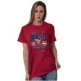 thumbnail image 4 of Massachusetts MA Vintage Eagle Cool Men's Graphic T Shirt Tees Brisco Brands S, 4 of 6