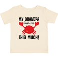 thumbnail image 3 of Inktastic My Grandpa Loves Me Crab Boys or Girls Baby T-Shirt, 3 of 5