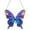 B, variant on Christmas Ornaments Christmas Tree Acrylic Pendant Ornament Butterfly Special Shaped Art Painting Hanging Single Ornament For Adult Home Garden Wall Door Decor