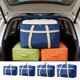 thumbnail image 1 of Bolsas De Almacenamiento No Tejidas Bolsa de viaje de gran capacidad (80 x 55 x 25 cm), impermeable, de tela no tejida, con asas reforzadas para mudanzas y almacenamiento (azul, 1 unidad) JASKFLY, 1 of 8