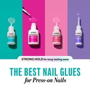 Kiss PowerFlex Maximum Speed Superior Strength Squeeze-On Nail Glue, 0.1 oz Bottle
