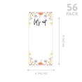 thumbnail image 5 of Koyal Wholesale Classic Spring Florals Printable Wedding Paper Menu Cards for DIY Printer, Pack of 52, 5 of 5
